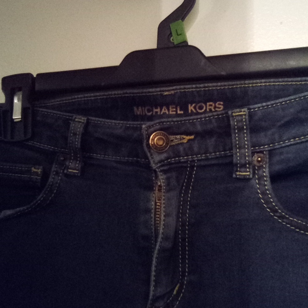 Michael Kors Size 8 Skinny Jeans Medium Blue Denim